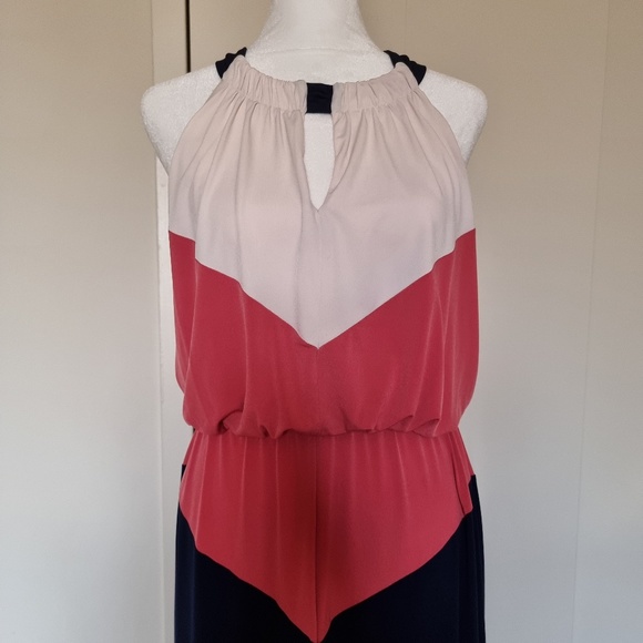 Maxi Dress Gown Sz US 6 halter Maggy London - Picture 2 of 7